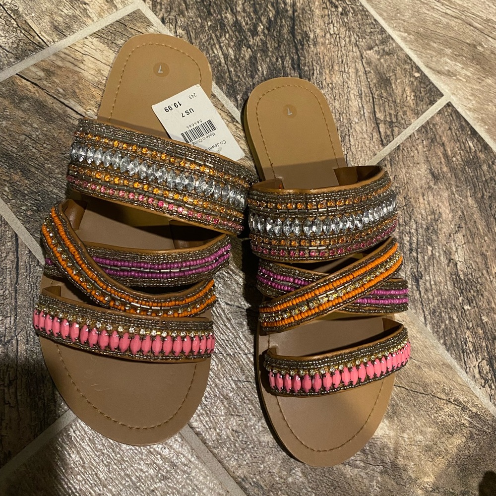 Colorful sandals